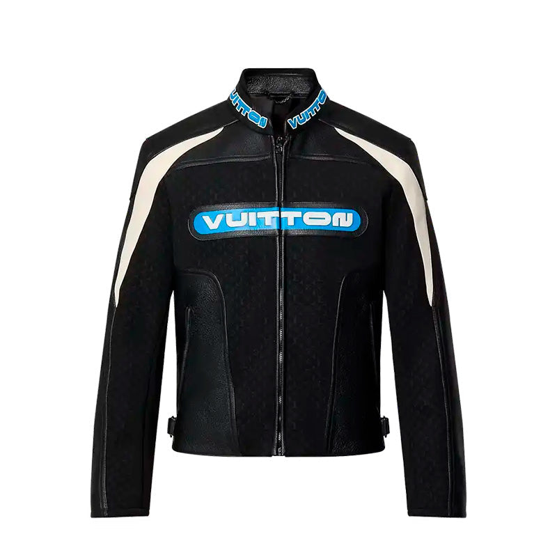 Chamarra Piel Louis Vuitton Leather Mix Biker