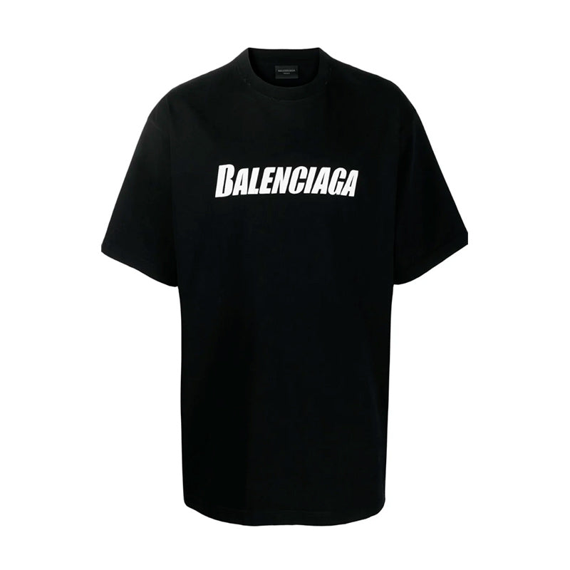 Playera Balenciaga Cracked Logo Distressed
