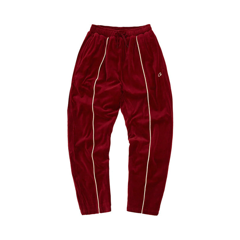 Pantalón Veludo Corteiz Vermelha