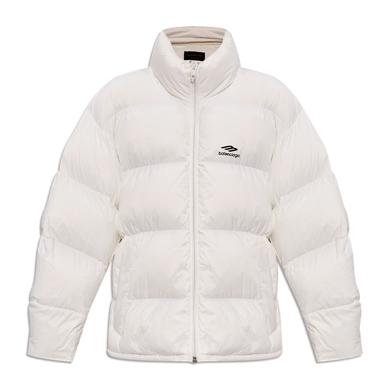 Chamarra Puffer Balenciaga 3B Sports Icon Blanco