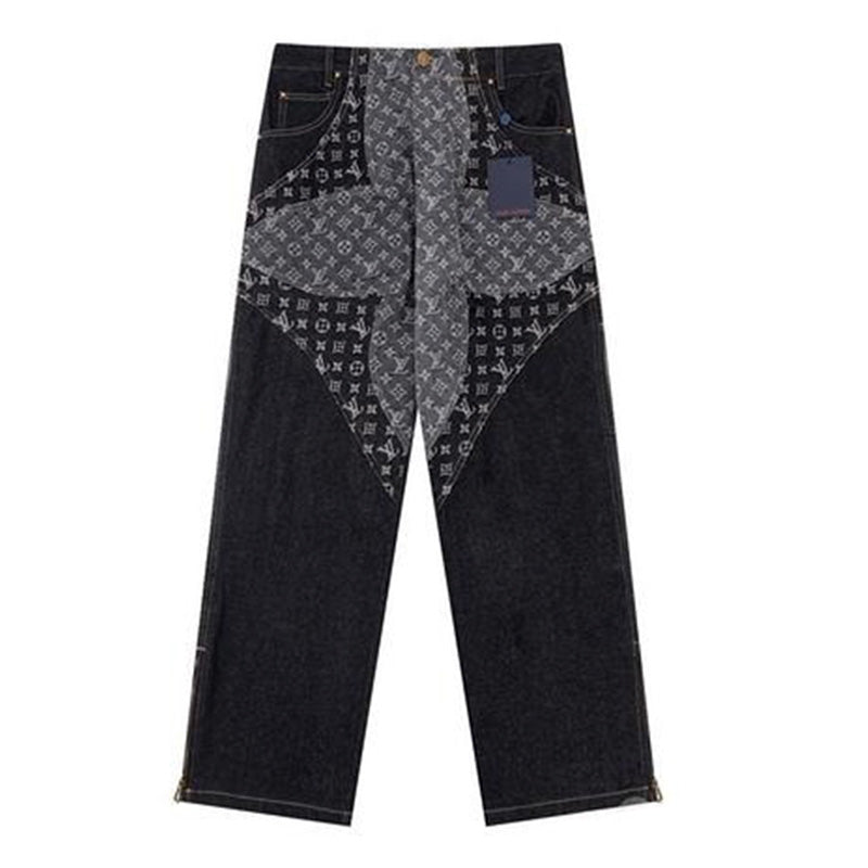 Pantalón Louis Vuitton Monogram Flower Denim