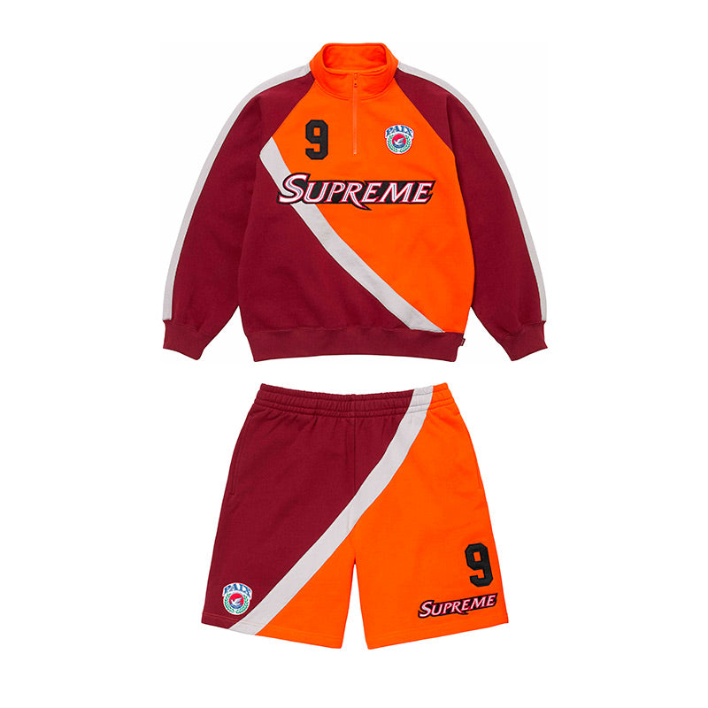 Conjunto Supreme Equipe Half Zip Naranja