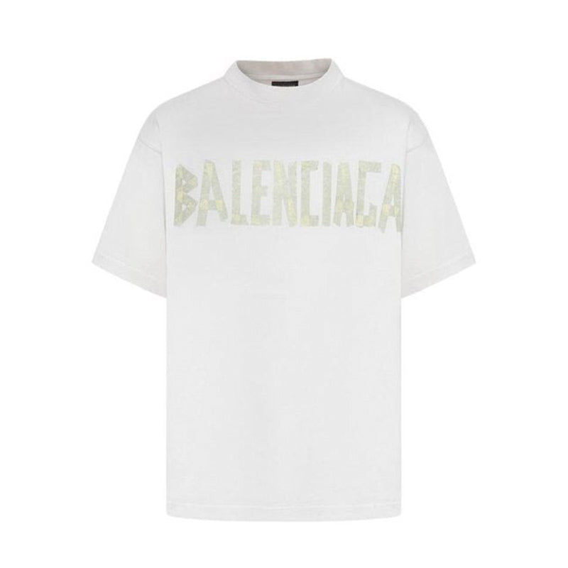 Playera Balenciaga Tape Type Blanco