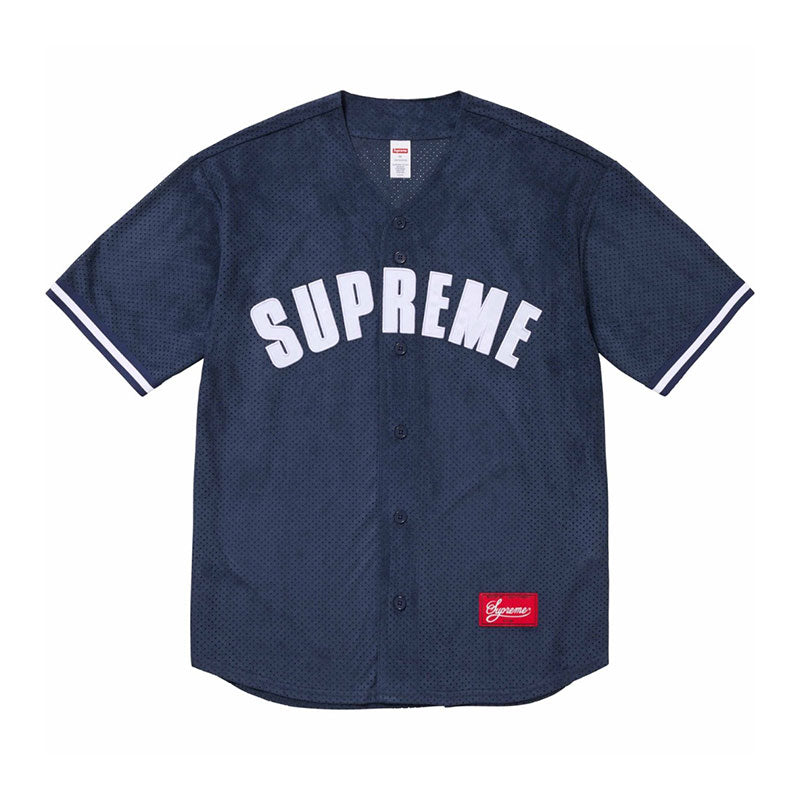 Playera Supreme Ultrasuede Mesh Baseball Azul