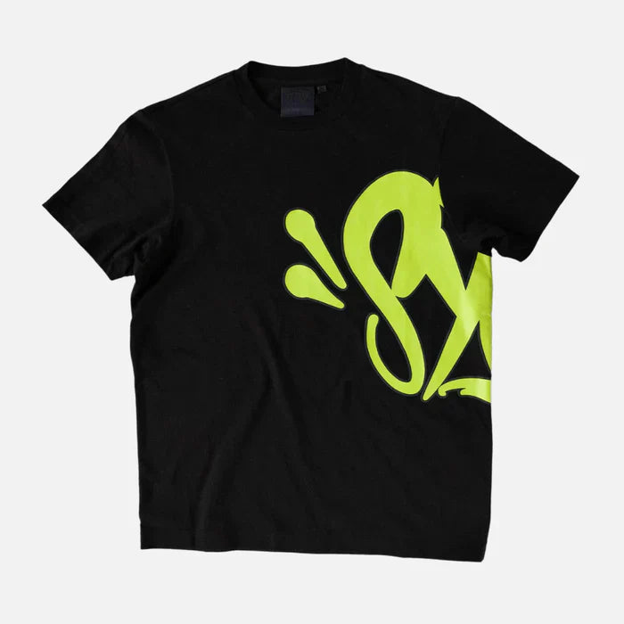 Playera Synaworld OG Logo Black/Green