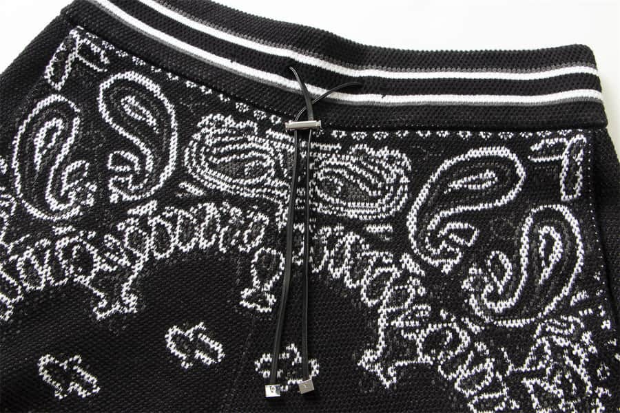 Pantalón Amiri Bandana B-Ball Sweatpants 'BlackGrey'