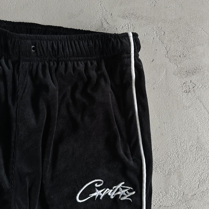 Pantalón Veludo Corteiz Preta
