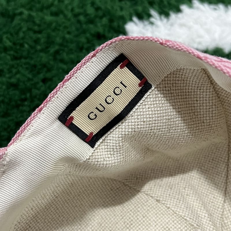 Gorra Gucci Canvas GG Rosa