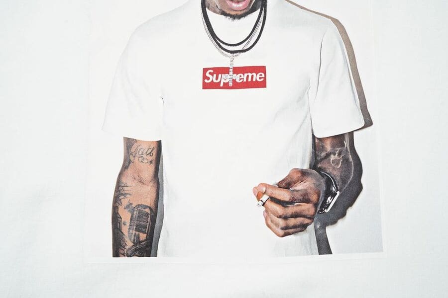 Playera Supreme NBA Youngboy White