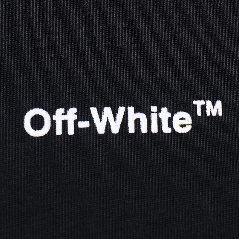 Playera Off-White Chain Arrow Black