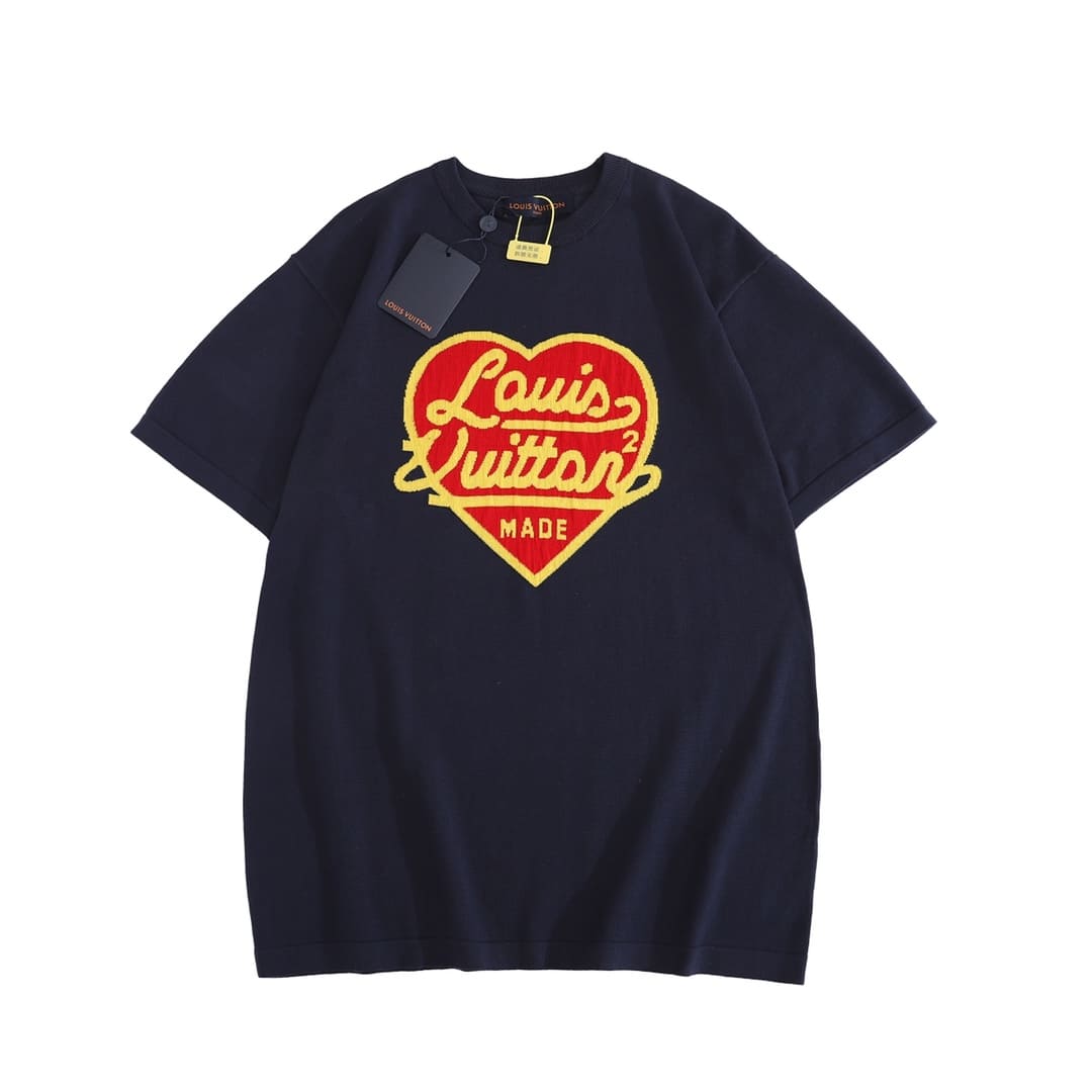 Playera Louis Vuitton x Nigo Intarsia Jacquard Heart