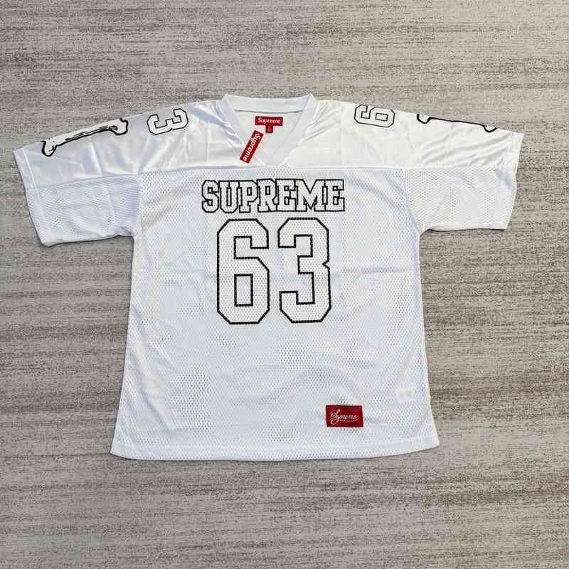 Playera Supreme Jersey Bones Football White