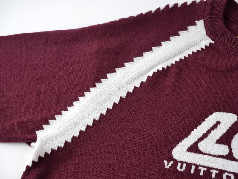 Playera Louis Vuitton Short-Sleeved Cotton Intarsia Crewneck