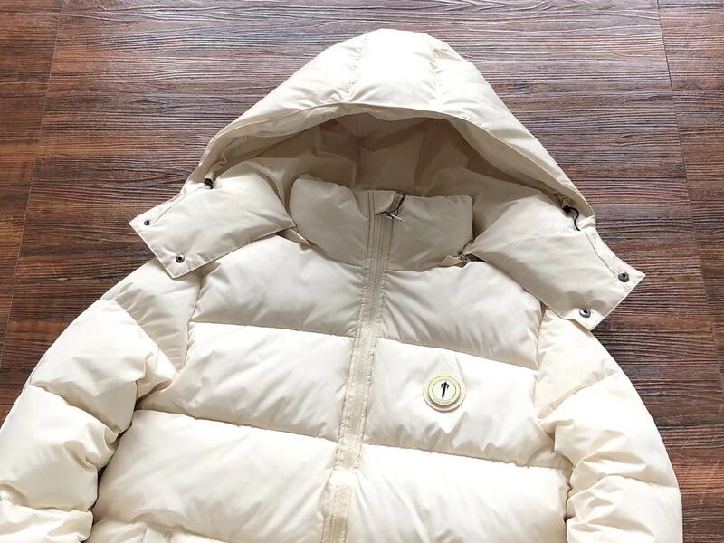 Chamarra Puffer Trapstar Irongate Hooded Cream