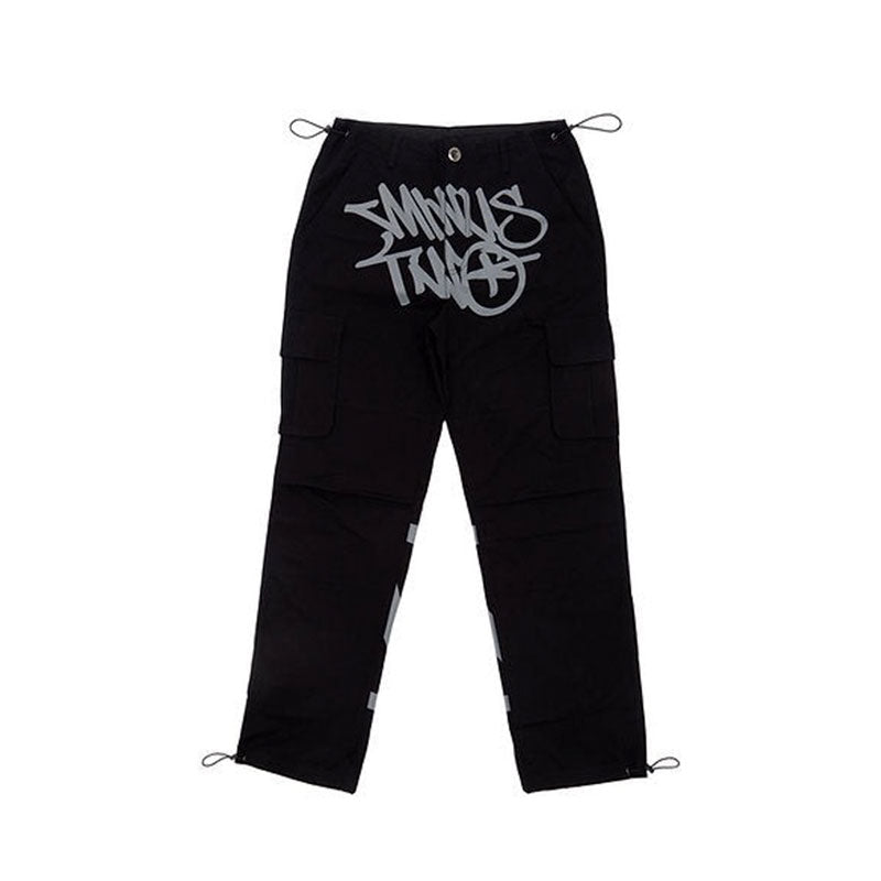 Pantalón Minus Two Cargo Negro/Gris