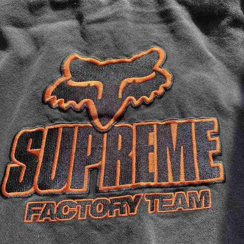 Chamarra Supreme x Fox Racing Hooded Work Black