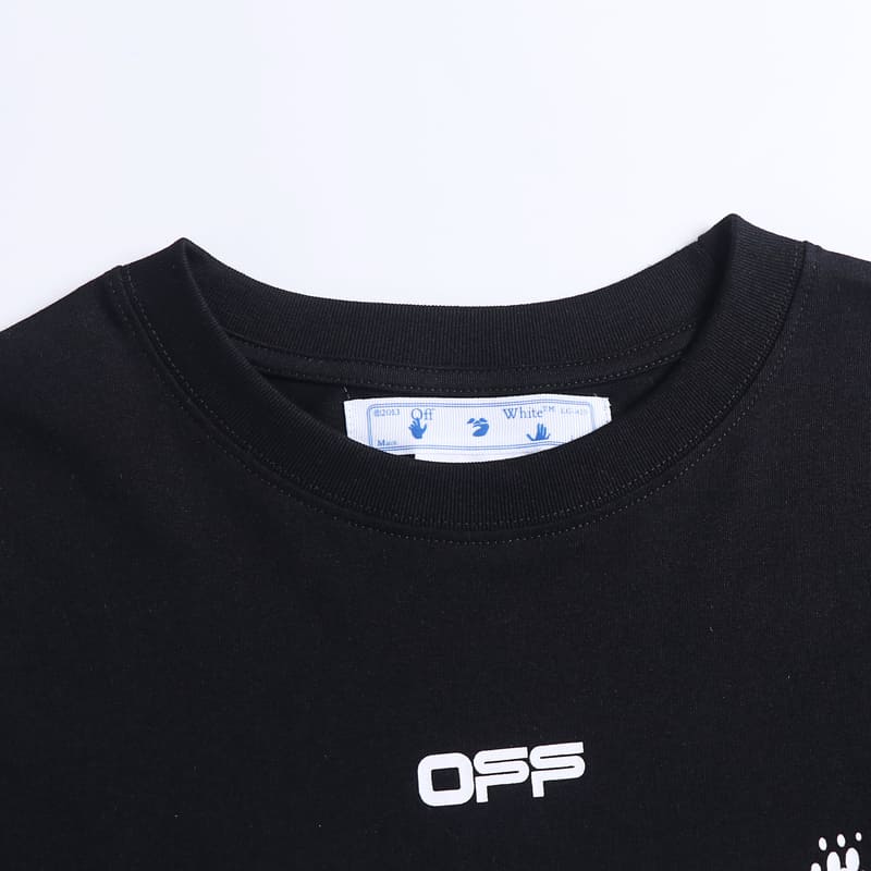 Playera Off-White Graphic Tee Black