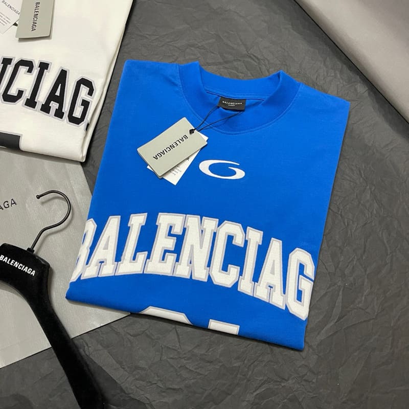 Playera Balenciaga Basketball Series Azul