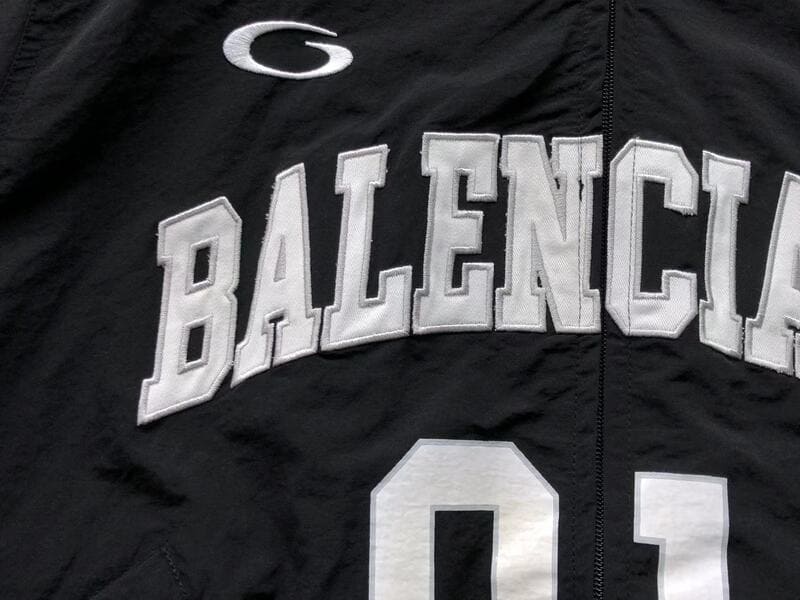 Chamarra Balenciaga Jersey Preta
