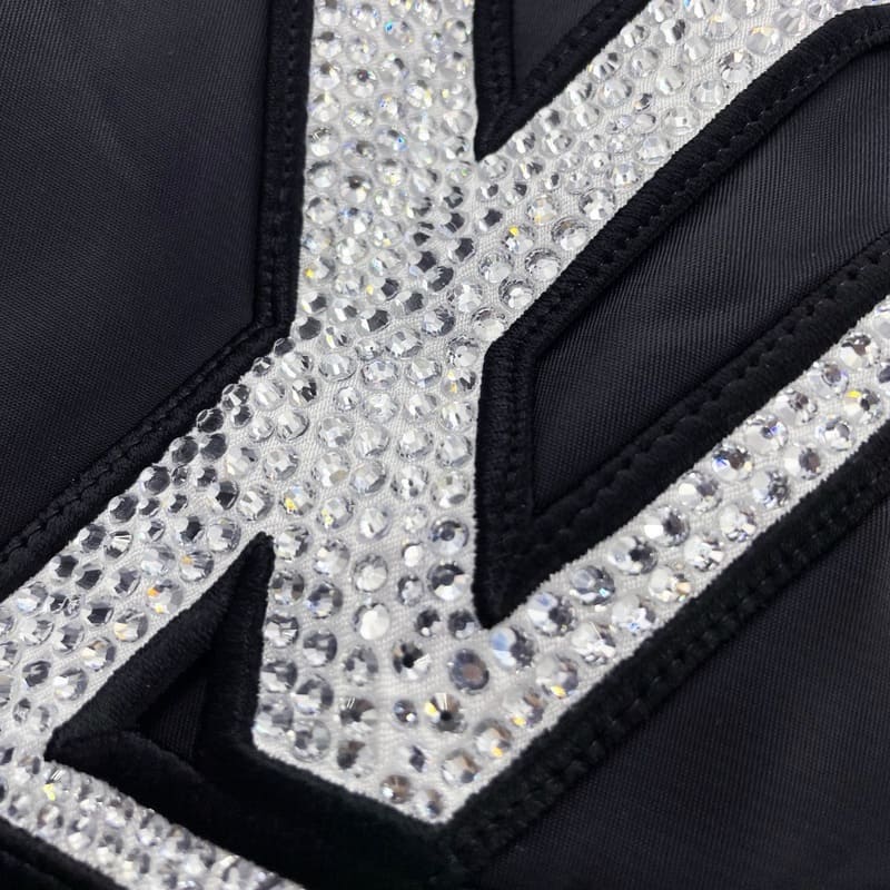 Chamarra Louis Vuitton 'LV Lovers' Nylon Crystal Baseball