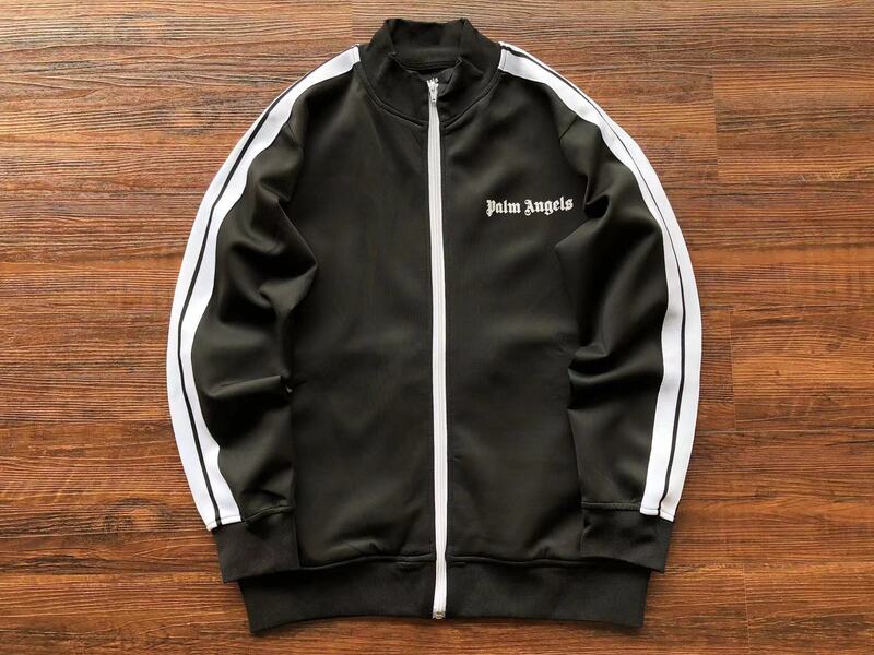 Chamarra Palm Angels Logo Black