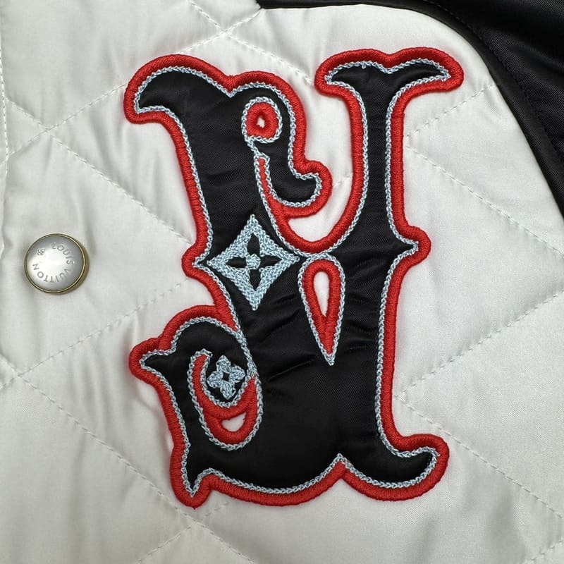 Chamarra Bomber Louis Vuitton Bicolor Satin