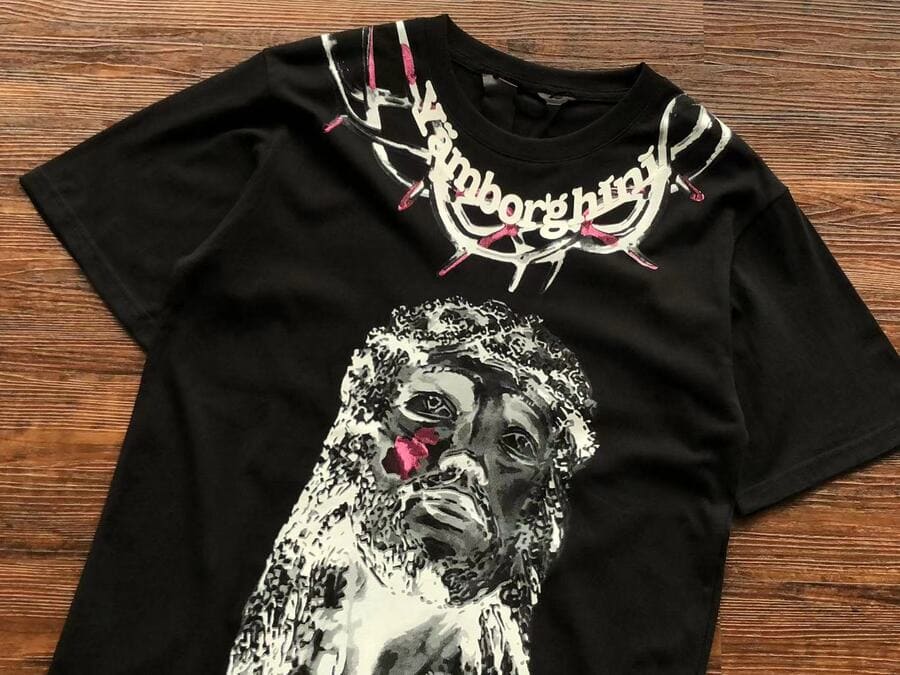 Playera Vlone Yams Day Jesus Piece Black
