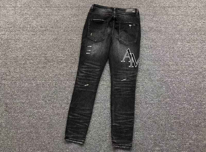 Pantalón Amiri Black Patch Jeans