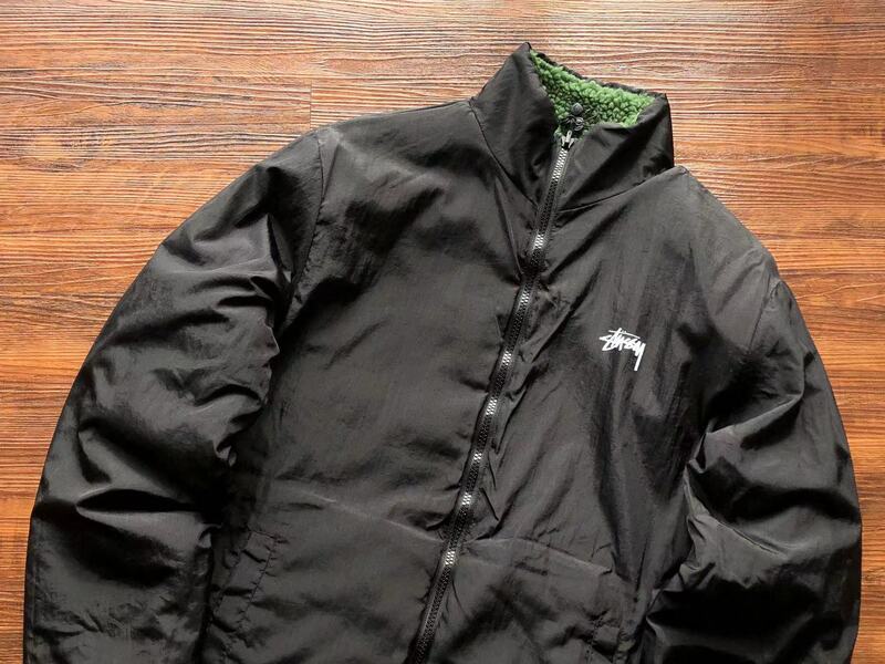 Chamarra Stussy 8 Ball Sherpa Dupla Face