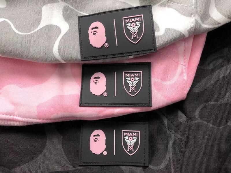 Moletom Bape x Inter Miami Camo Gris