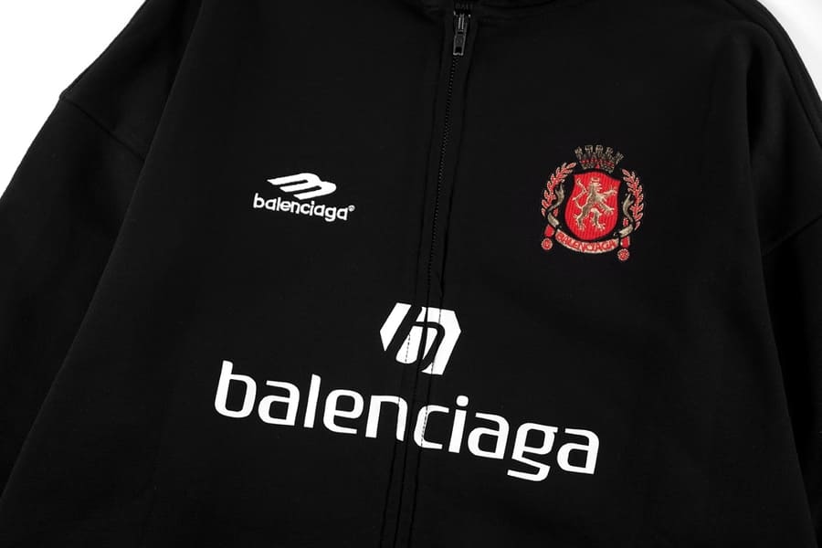 Moletom Balenciaga Paris Soccer Negro
