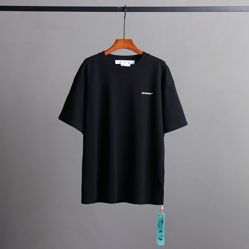Playera Off-White Chain Arrow Black