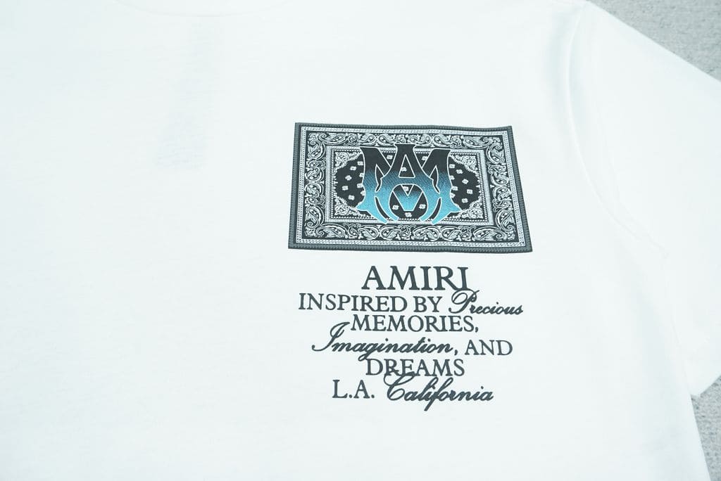 Playera Amiri Ma Bandana White
