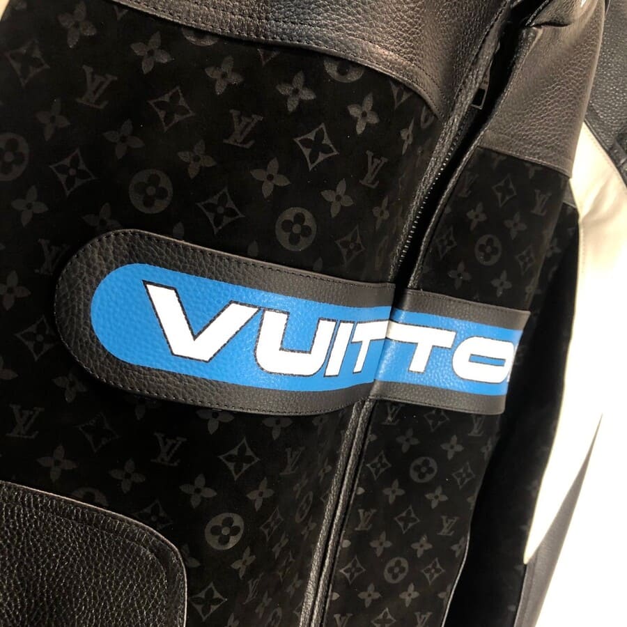 Chamarra Piel Louis Vuitton Leather Mix Biker