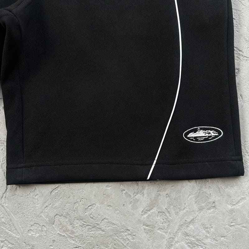 Conjunto Corteiz Island Pique Polo Negro