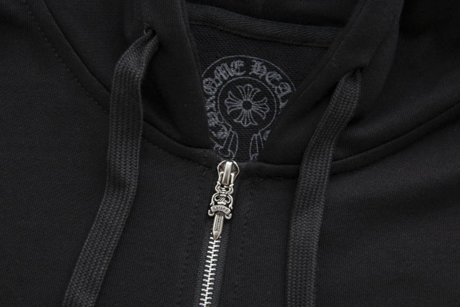 Moletom Chrome Hearts Horseshoe Floral Negro