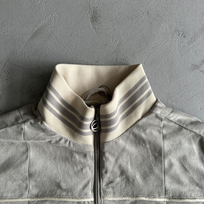 Conjunto Corteiz Veludo Gris
