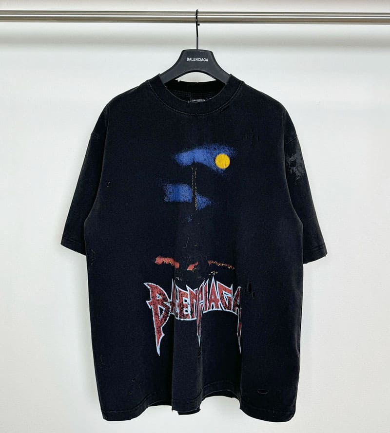 Playera Balenciaga Paris Moon