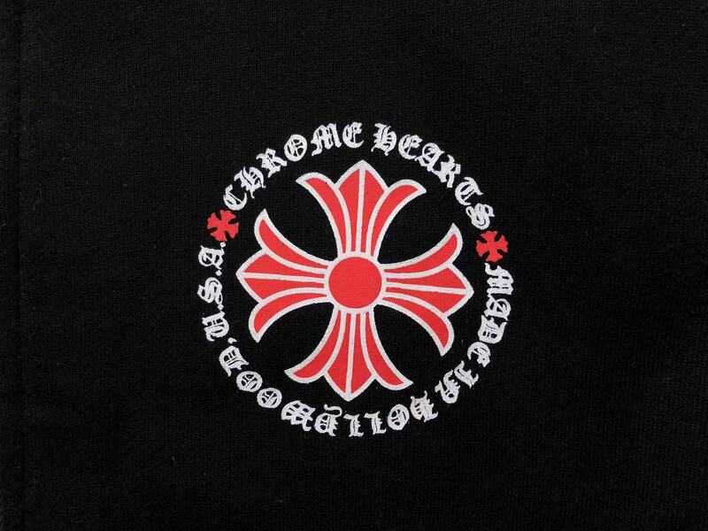 Moletom Chrome Hearts Hollywood Plus Cross Negro