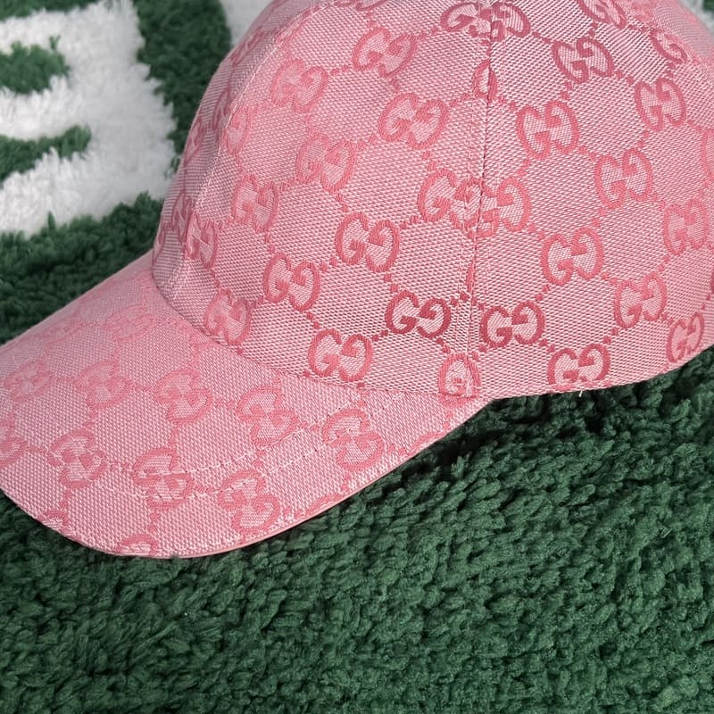 Gorra Gucci Canvas GG Rosa