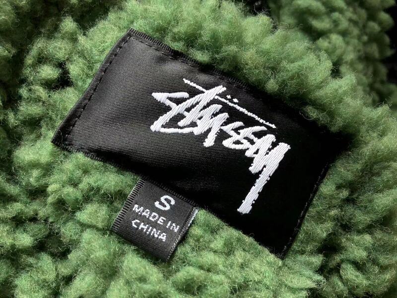 Chamarra Stussy 8 Ball Sherpa Dupla Face