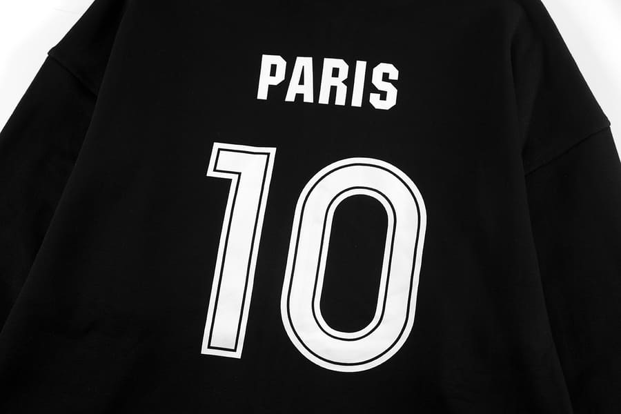 Moletom Balenciaga Paris Soccer Negro