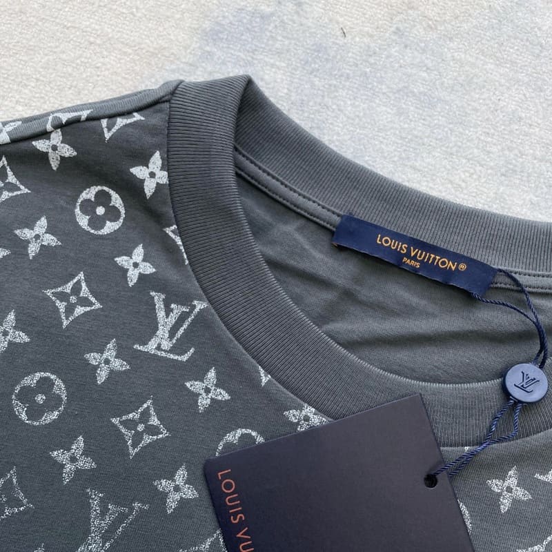 Playera Louis Vuitton Gradient Cotton Grey