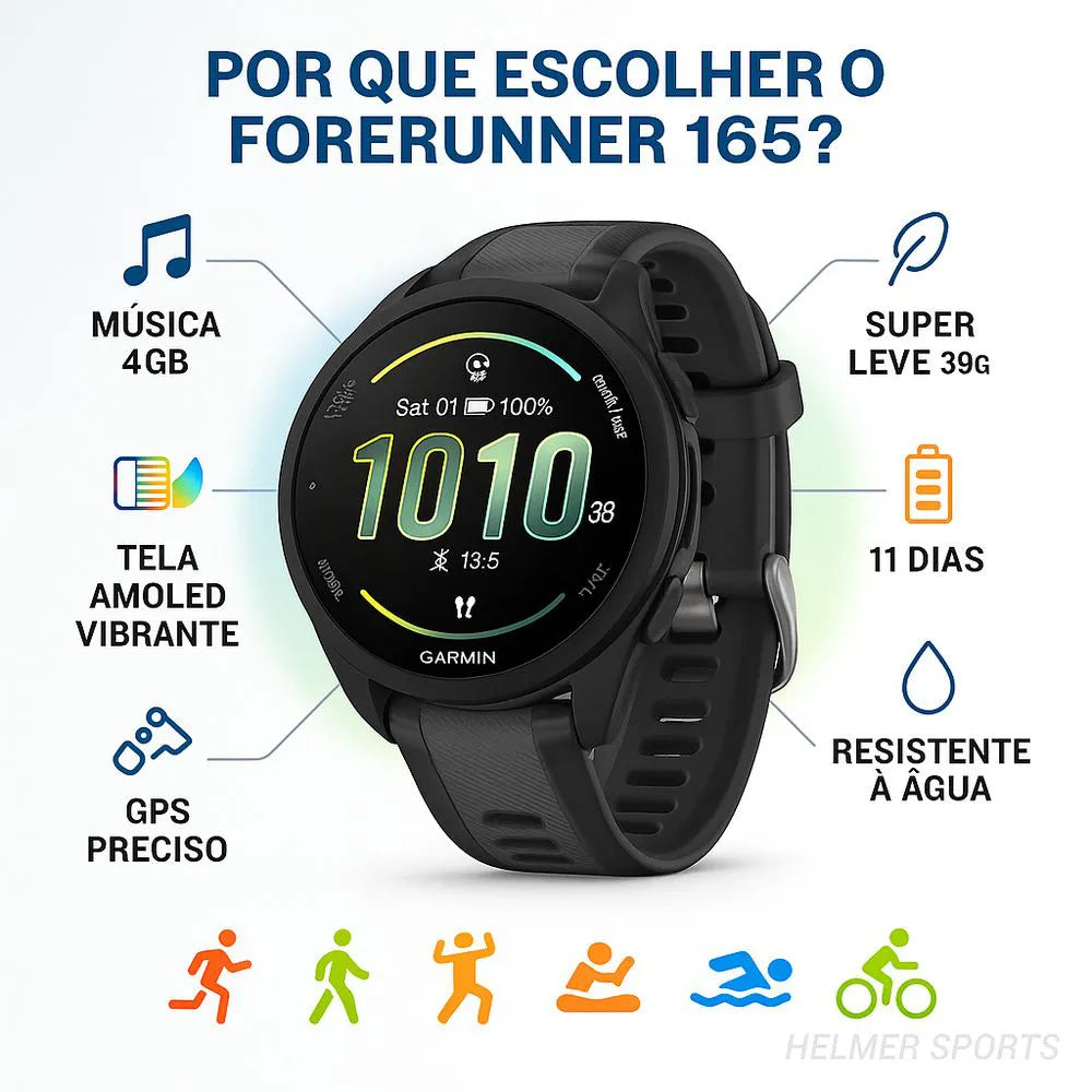 GARMIN FORERUNNER 165 (Con Música)