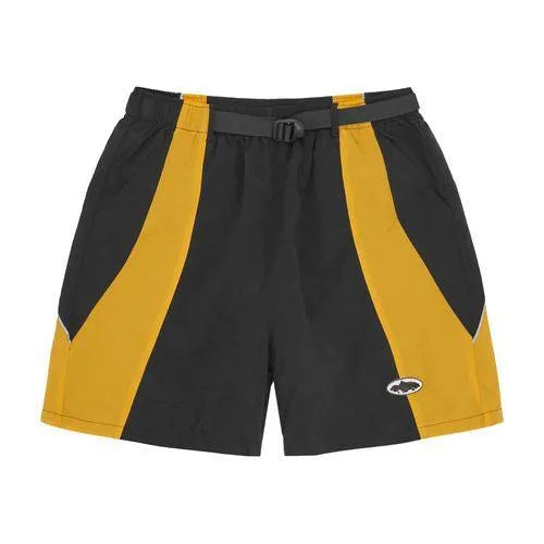 Shorts Corteiz Negro Amarillo