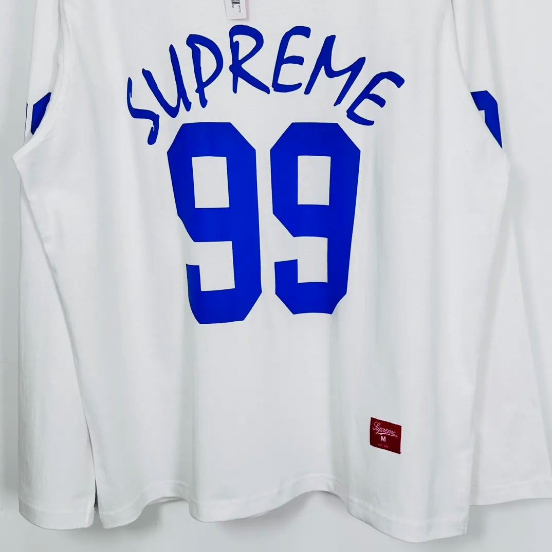 Camisa Supreme 99 L/S Football Blanca