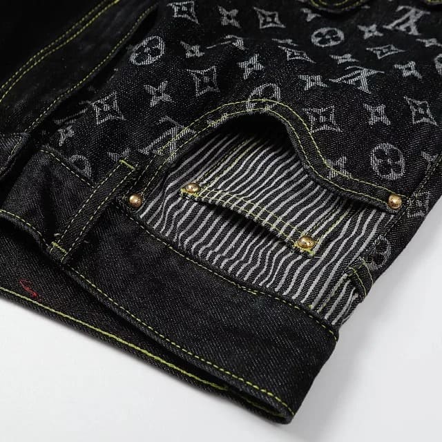 Pantalón Louis Vuitton x Nigo Monogram Patchwork Denim