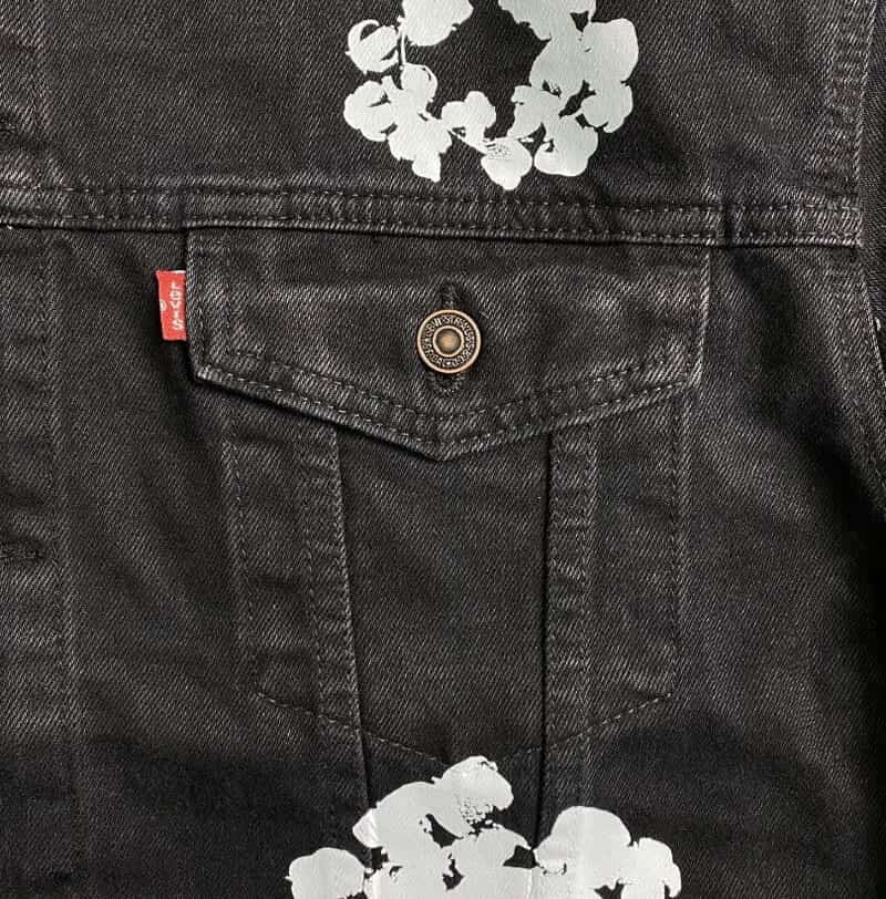 Chamarra Denim Tears x Levi's Black
