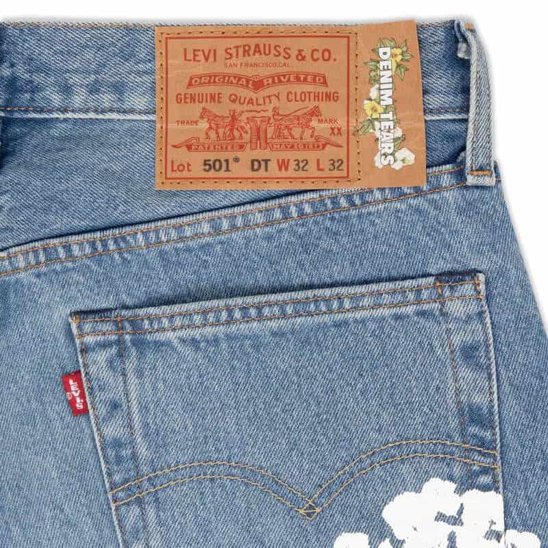 Pantalón Denim Tears x Levi's Cotton Wreath Jean Ligh Wash