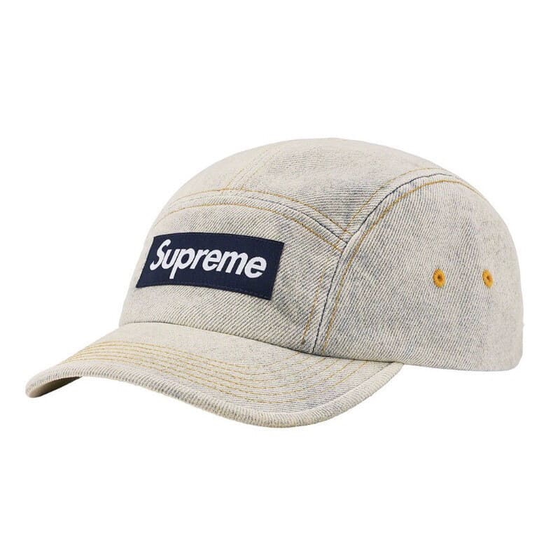 Gorra Supreme Washed Chino Twill Camp Blue Jeans